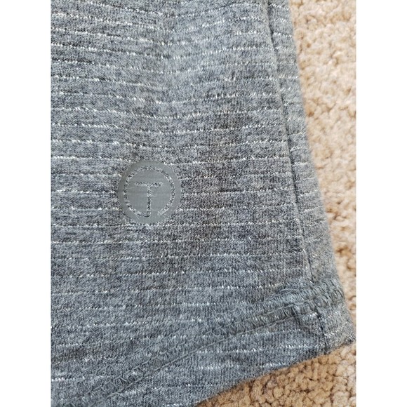 T By Talbots Long Sleeve Metallic Velvet Neck Top Shirt Silver-gray Size S - Picture 3 of 7